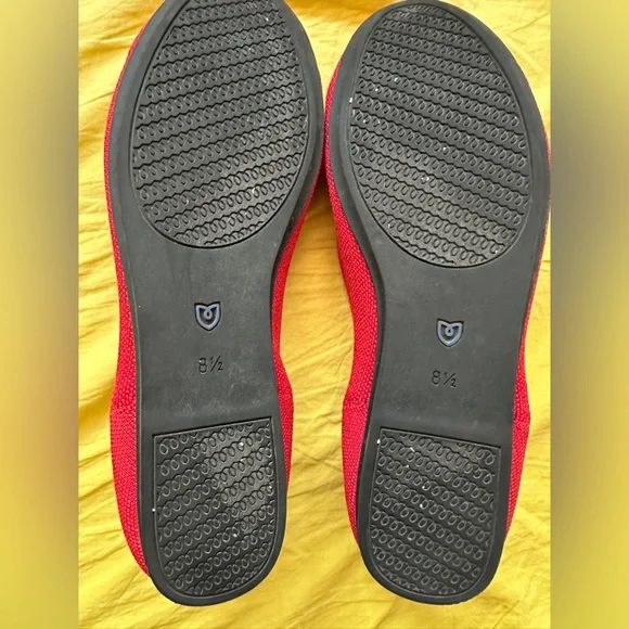 Rothy's Vibrant Red Flats - Picture 3 of 3